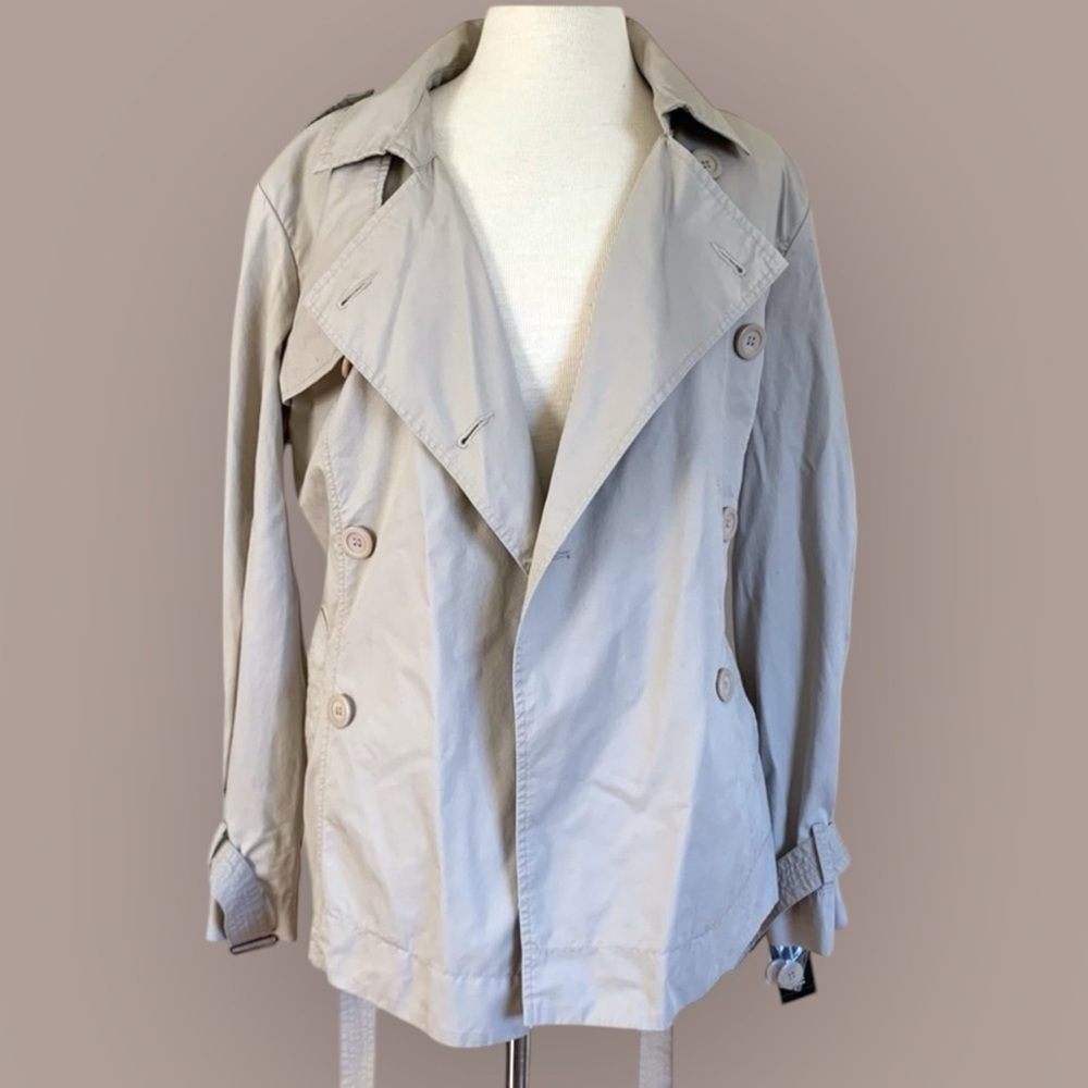 INC International Concepts XL women’s Belted Trench Coat jacket